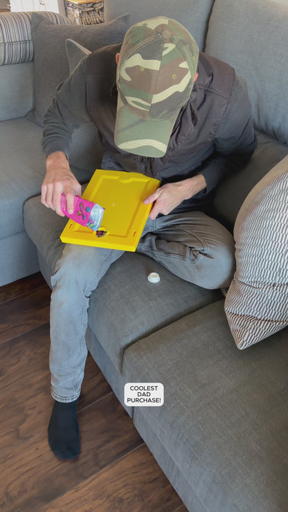 HappyCandyWorld™- Premium Candy Dispenser picture frame durable quality, easy to use, just turn the bottom button